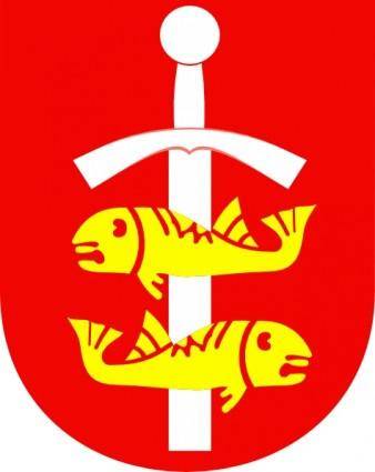 Fish Coat Of Arms clip art