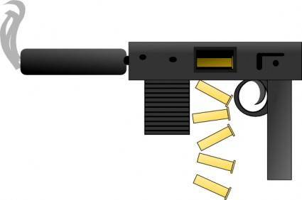 Automatic Gun clip art