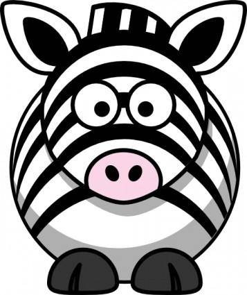 Studiofibonacci Cartoon Zebra clip art