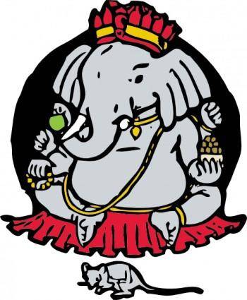 Elephant And Mouse clip art