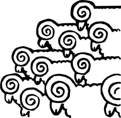 Sheeps clip art
