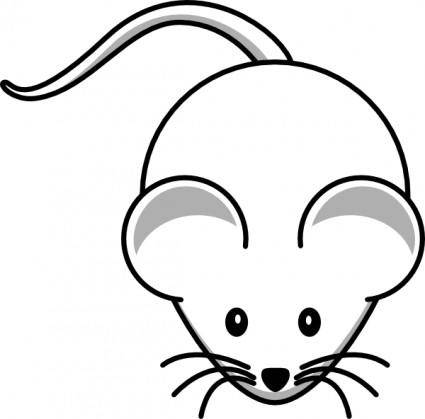 Simple Cartoon Mouse clip art