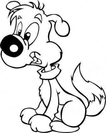 Puppy Cartoon clip art