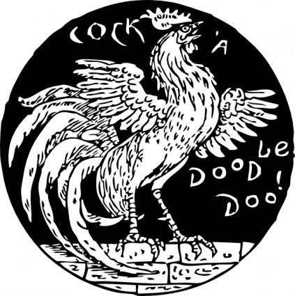 Cock A Doodle Doo clip art