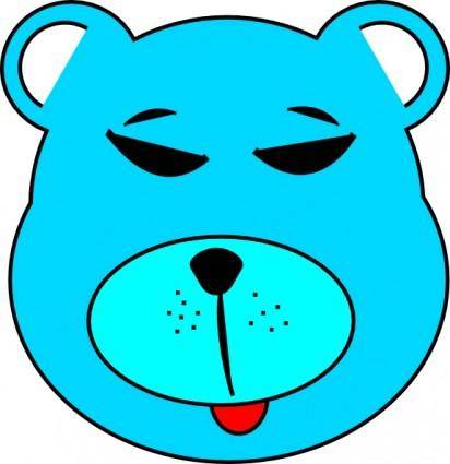 Blue Bear clip art