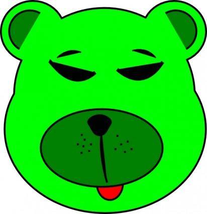 Green Bear clip art
