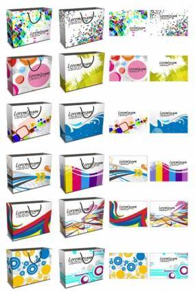 Vector colorful shopping bags