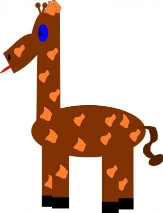 Cartoon Giraffe clip art