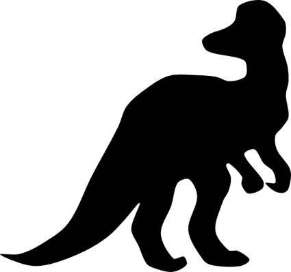 Corythosaurus Shadow clip art
