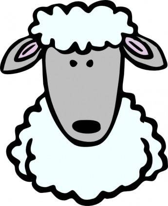 Sheep Head clip art