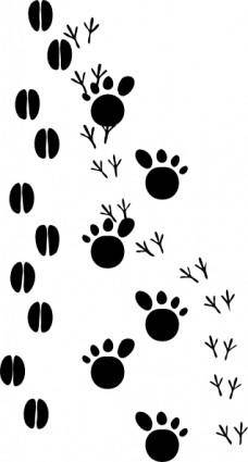 Footprints clip art
