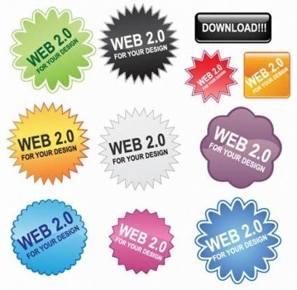 Vector Buttons for Web Design