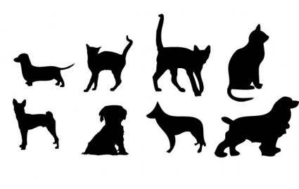 House animals Vector graphics