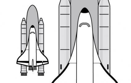 Space Shuttle clip art