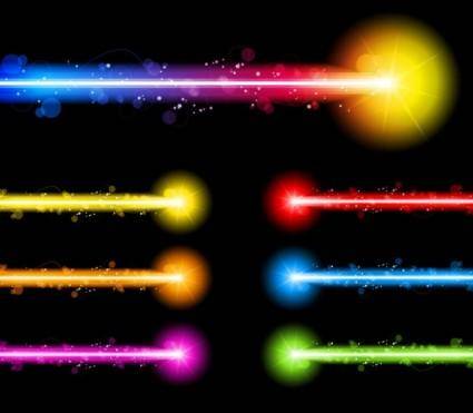 Gorgeous neon effects 01 vector