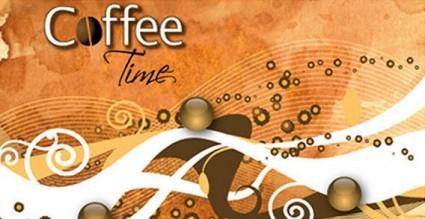 Coffee time vector