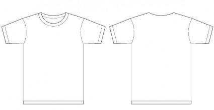 Men t-shirt template vector