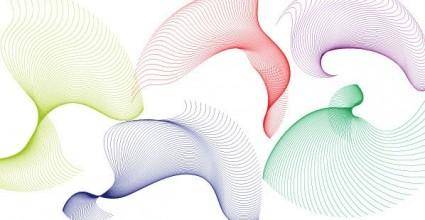 Flowing curves free vector