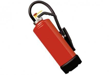 Fire extinguisher vector