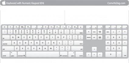 Apple keyboard Vector, Mac
