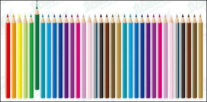 Color pencil vector material