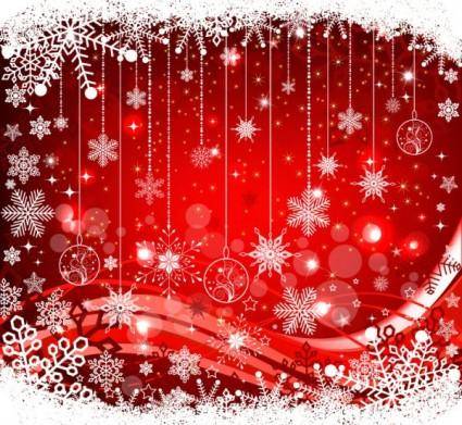 The exquisite christmas ball background 05 vector