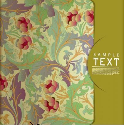 Classic pattern background 03 vector