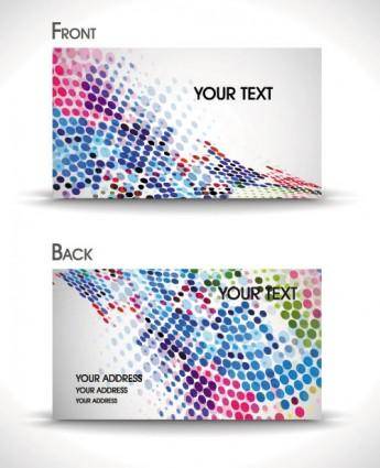 Dynamic gorgeous card background 03 vector