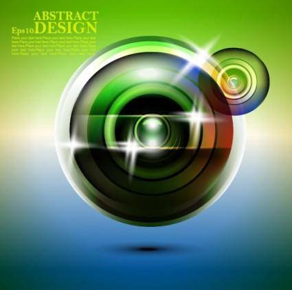 Dynamic halo background 04 vector