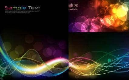 Dynamic effects light line 2 vector