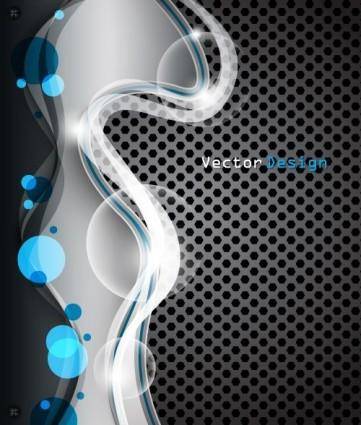 Dynamic cool background design vector 4