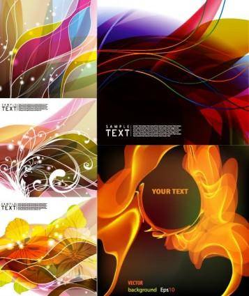 Symphony of the background vector