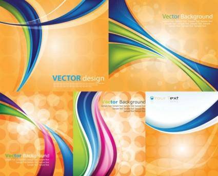 Dynamic lines of the background vector