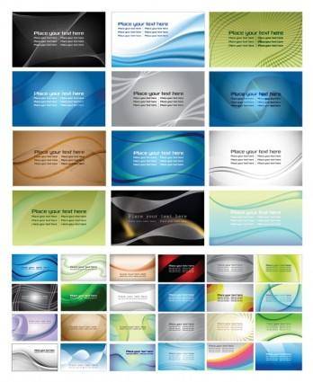 Variety of dynamic lines of the background vector