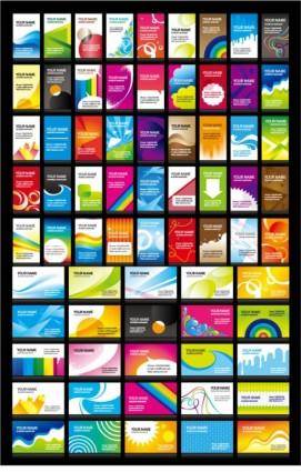 N a variety of cheerful card background vector