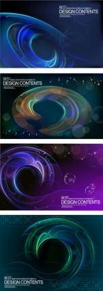 Dynamic halo background 02 vector