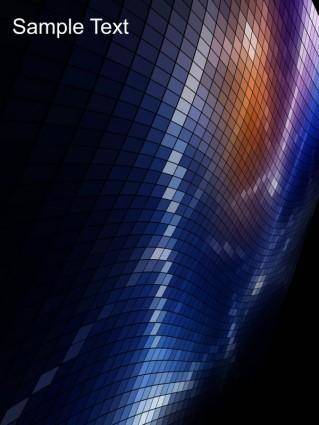 Dynamic trend of the mosaic background 04 vector