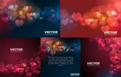 Love vector background dream