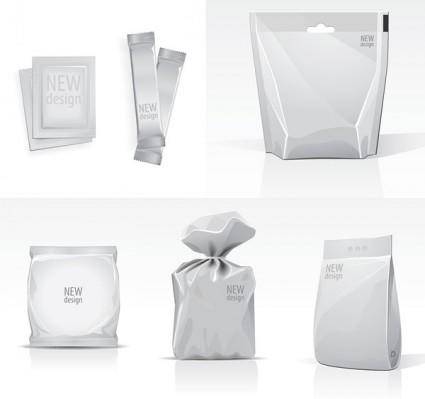 Blank template vector bags