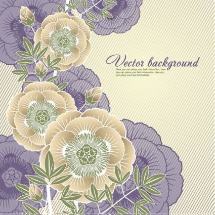 Elegant floral background 05 vector