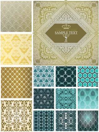 Cloth pattern vector background