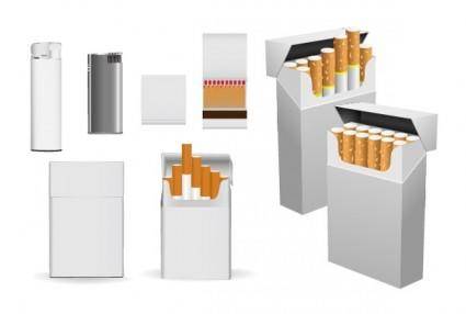 Cigarette theme vector