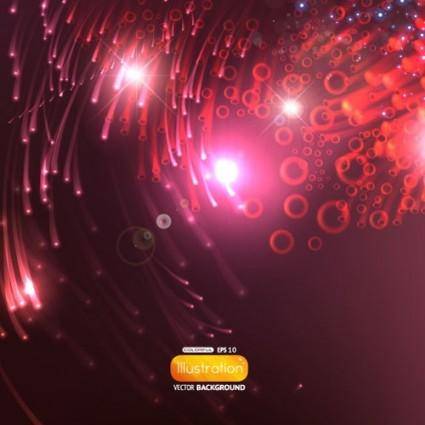 Dynamic flare background 02 vector