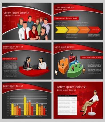 Commercial and financial ppt background 03 vector