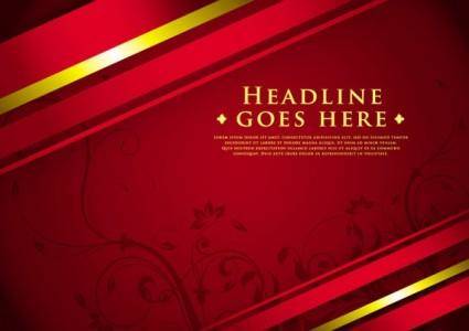Classic luxury red background 04 vector