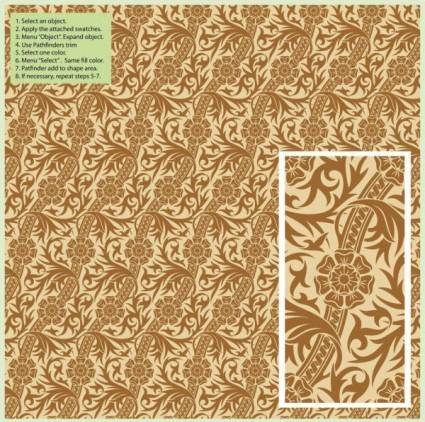 Exquisite shading pattern background pattern 01 vector