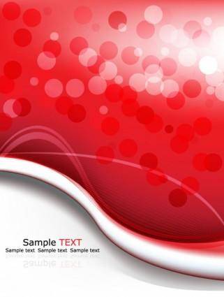Red delicate pattern background 05 vector