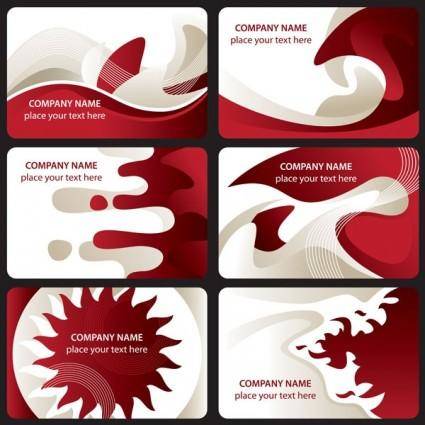 Red and white card background vector