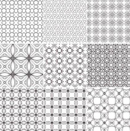 Europeanstyle tiled background pattern vector