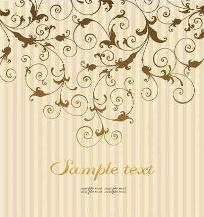 Classical pattern background 05 vector